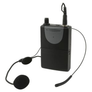 QTX Neckband Mic and VHF Belt Pack Transmitter For QR/QXPA 175.0MHz - Image 1