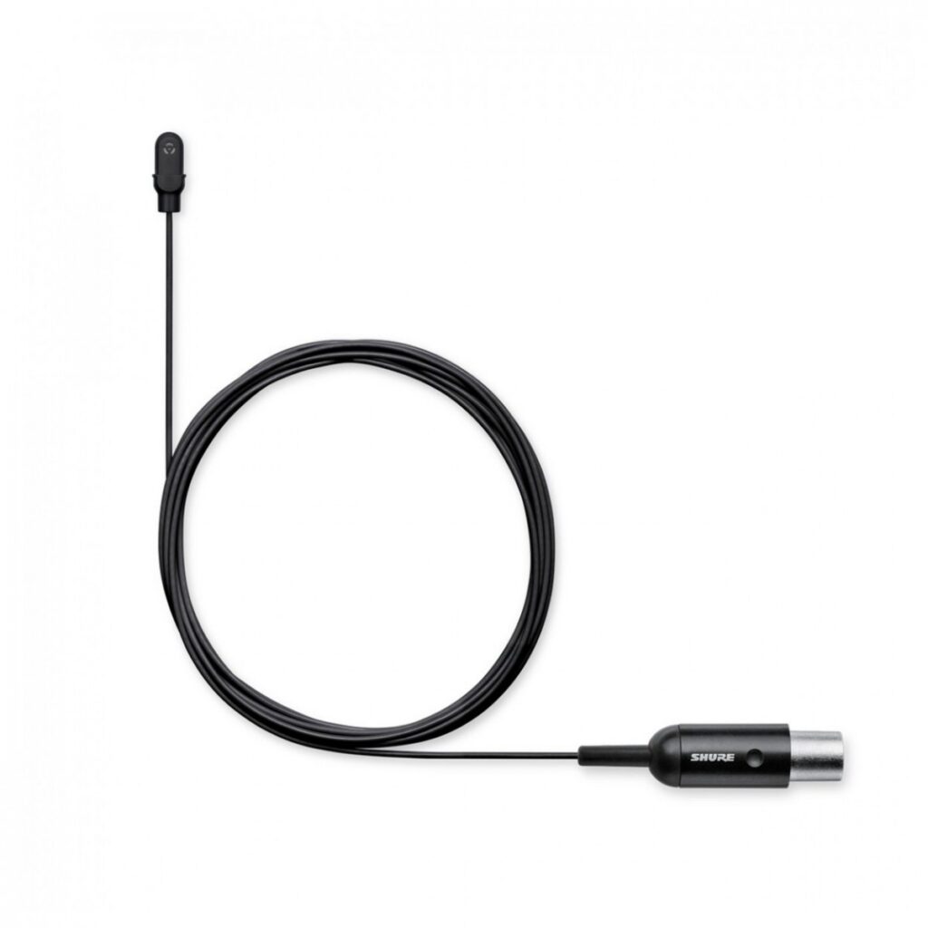Shure DL4B/O-MTQG-A DuraPlex Lavalier Microphone Black