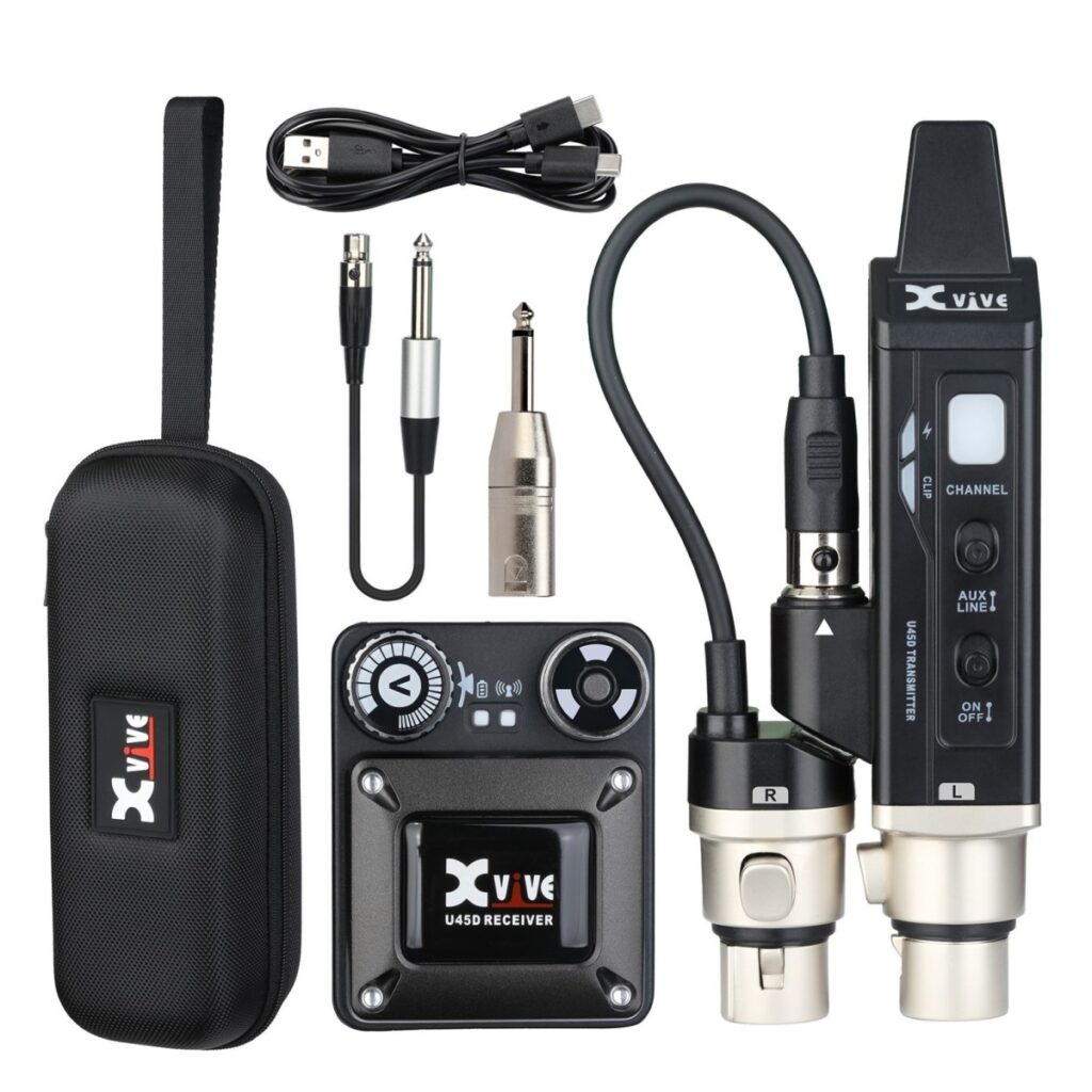 Xvive U45D 5.8GHz Stereo In-Ear Monitor Wireless System
