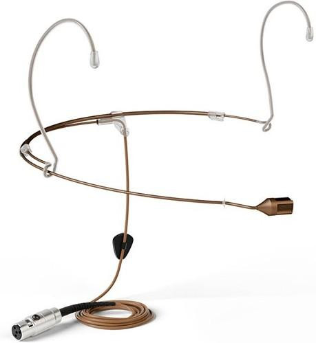 DPA 6388 CORE+ Directional Headset Microphone in Brown With TA4F Mini-XLR Connector