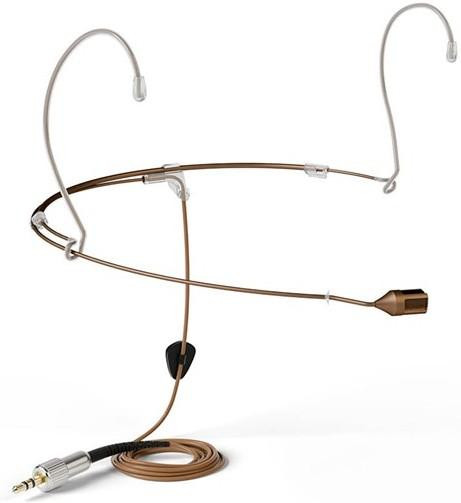 DPA 6388 CORE+ Directional Headset Microphone in Brown With Mini-Jack Connector