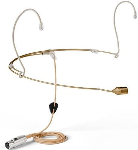 DPA 6388 CORE+ Directional Headset Microphone in Beige With TA4F Mini-XLR Connector