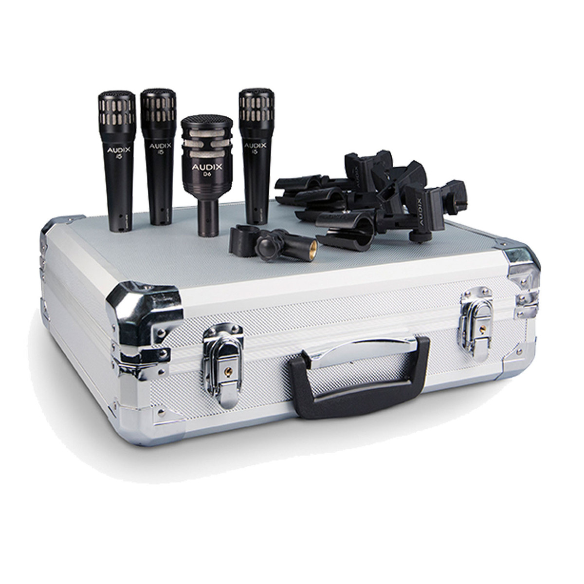 Audix DP4 Four Piece Drum Kit Microphone Set - Image 1