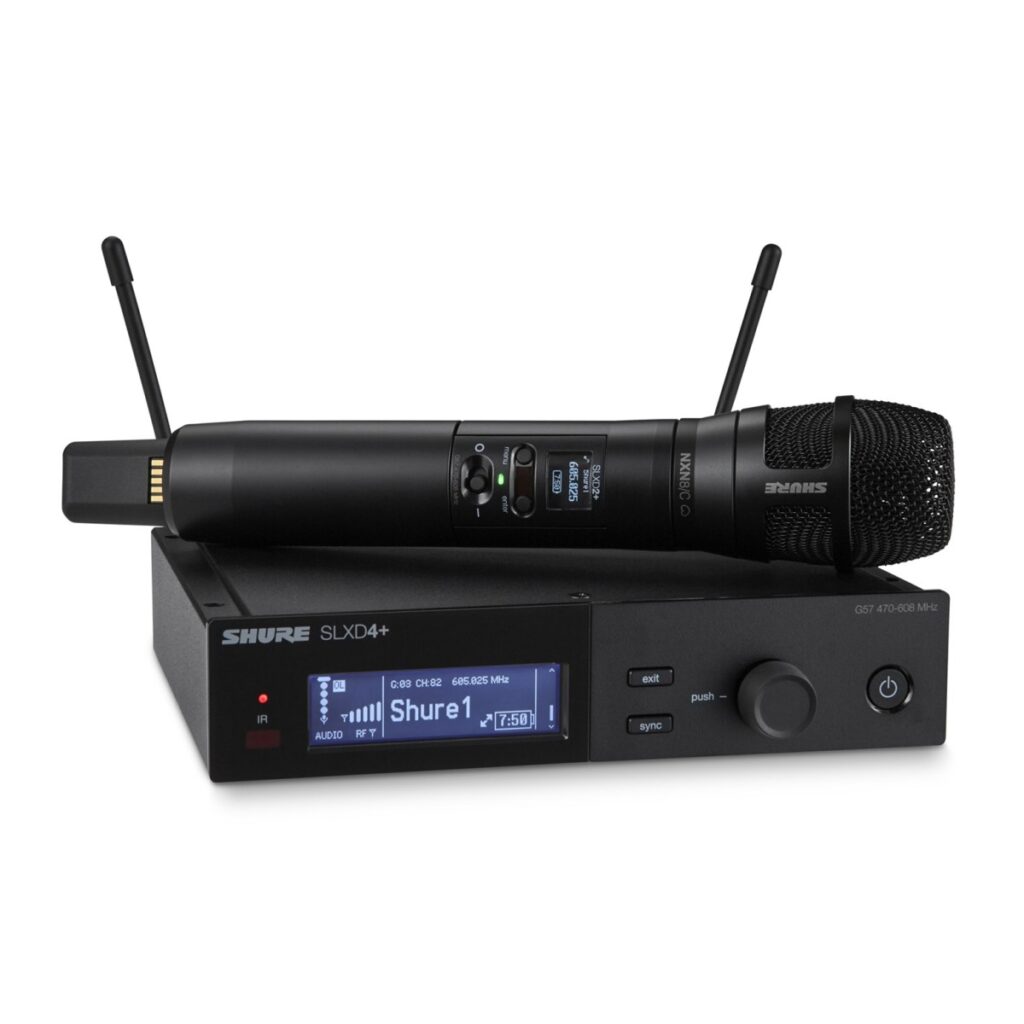 Shure SLXD+ Wireless Handheld Microphone System with Nexadyne NXN8/C S50