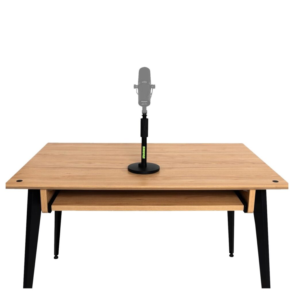 Shure Desktop Mic Stand With 6” Round Base