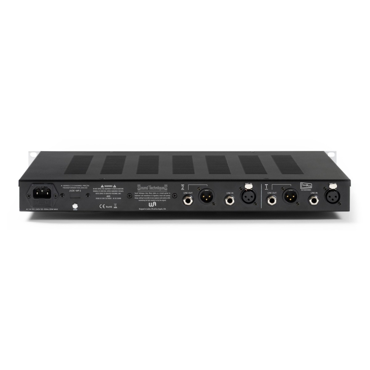 Warm Audio Sound Techniques Stereo Jude Microphone Preamp - Image 3