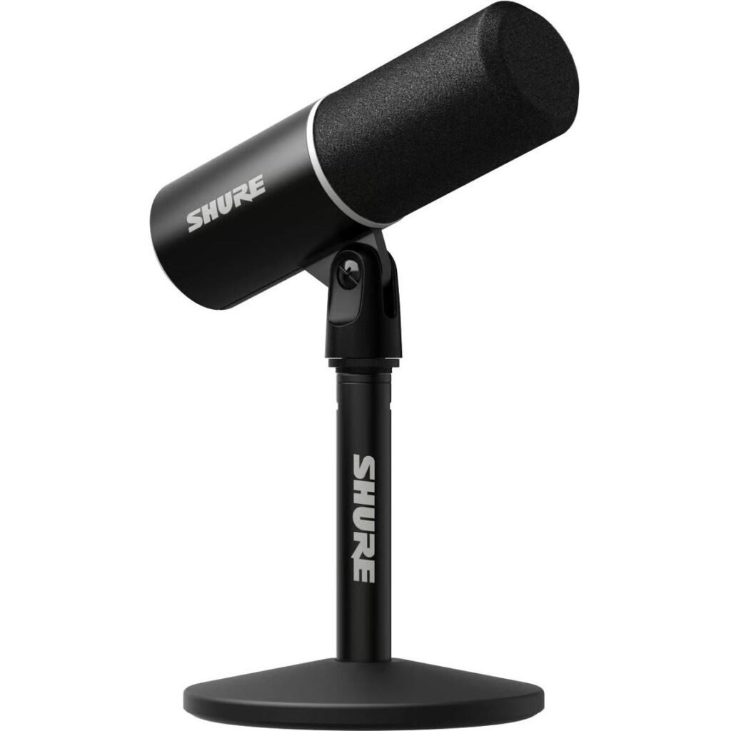 Shure Motiv MV6 G2 Black Dynamic USB-C Microphone For PC Gamers & Streamers