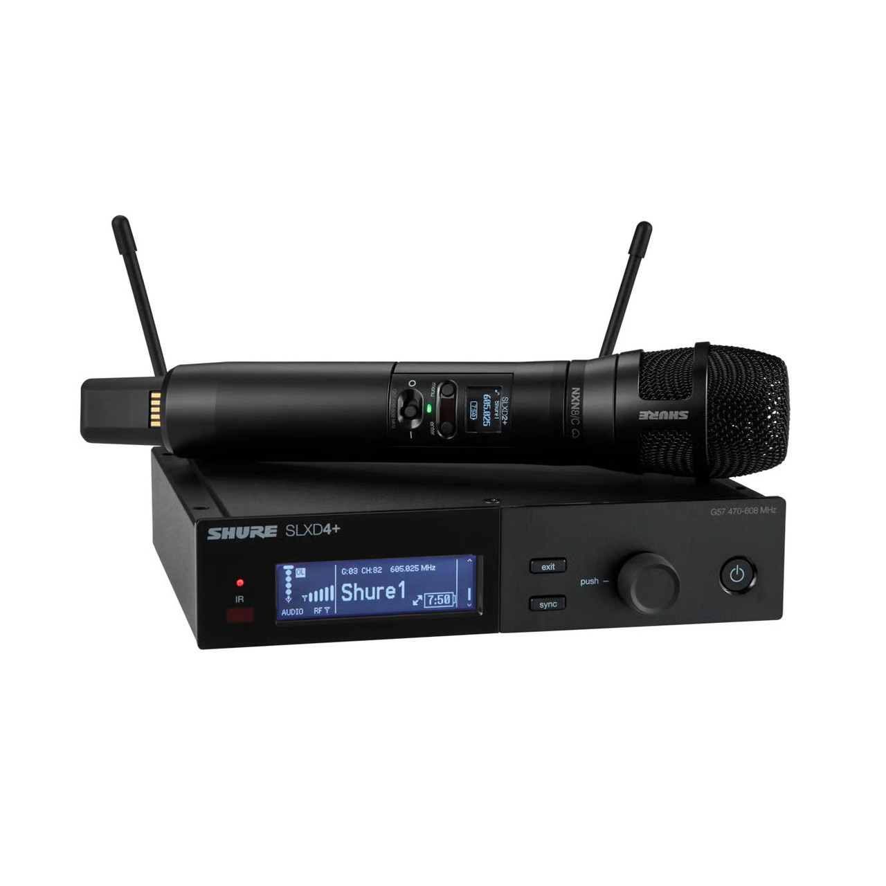 Shure SLXD24+/N8C Digital Wireless Handheld System with Nexadyne 8/C Cardioid Dynamic Microphone - S50 band - Image 1