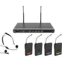 Chord NU4 Quad UHF Wireless System Neck/Lapel