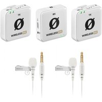Rode Wireless ME Dual Compact Wireless System with Rode Lavalier GO White